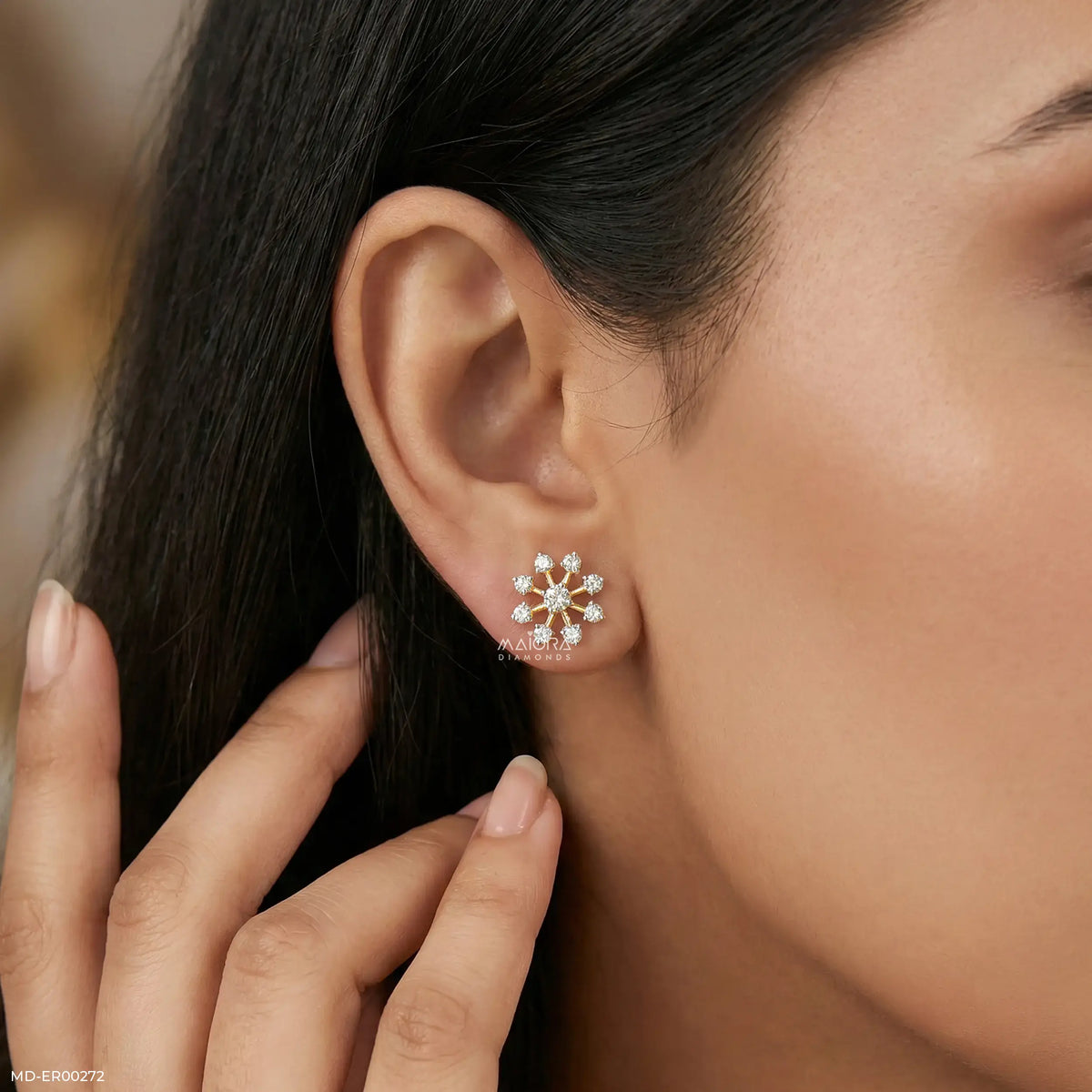 Snow Flake Earrings