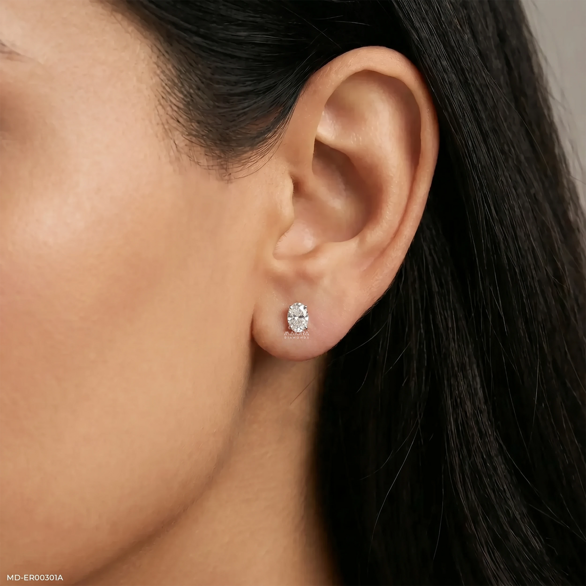 1.15 Carat Elegant Duality Lab Diamond Earrings