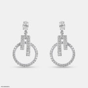 1.15 Carat Elegant Duality Lab Diamond Earrings