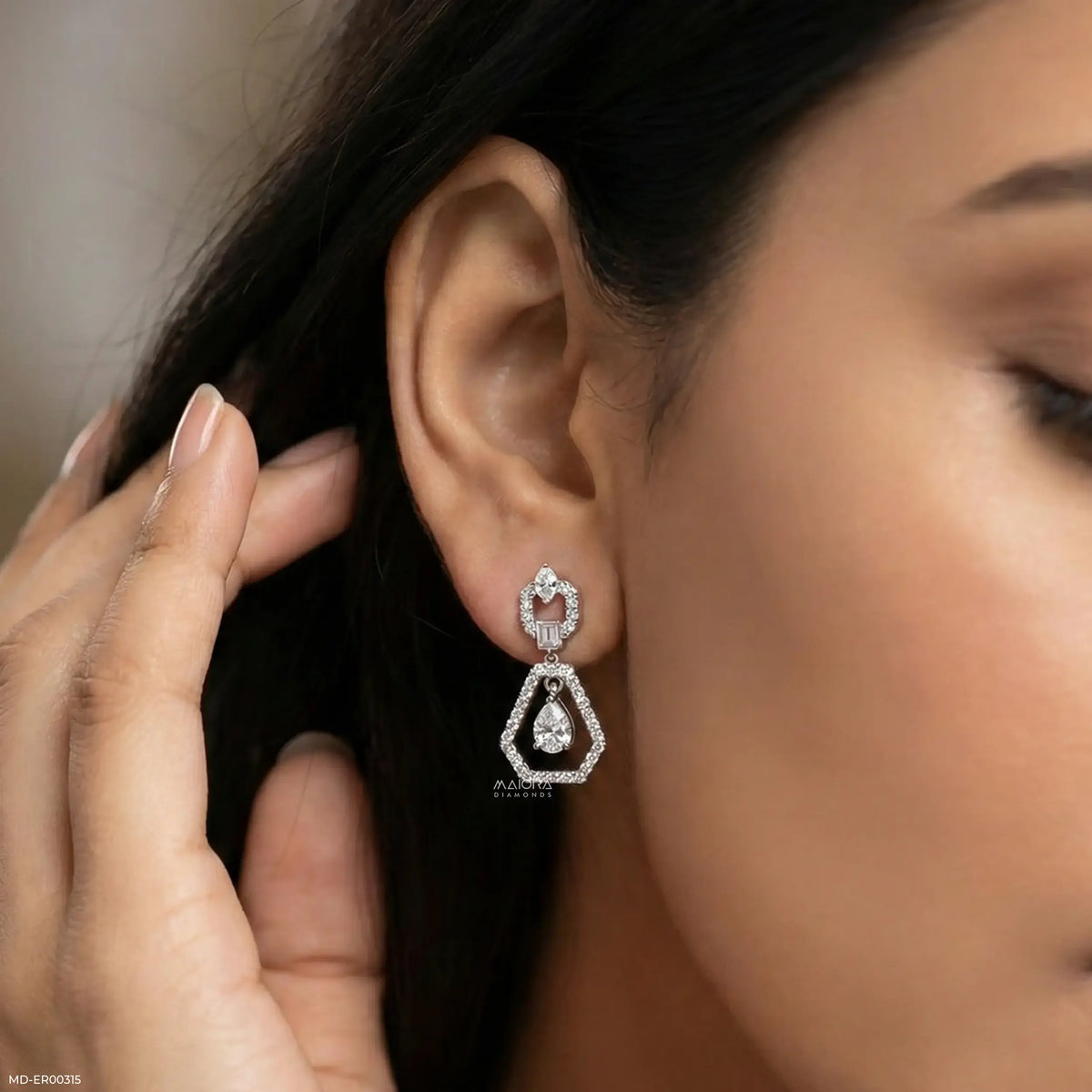 Opulent Glow Diamond Earrings