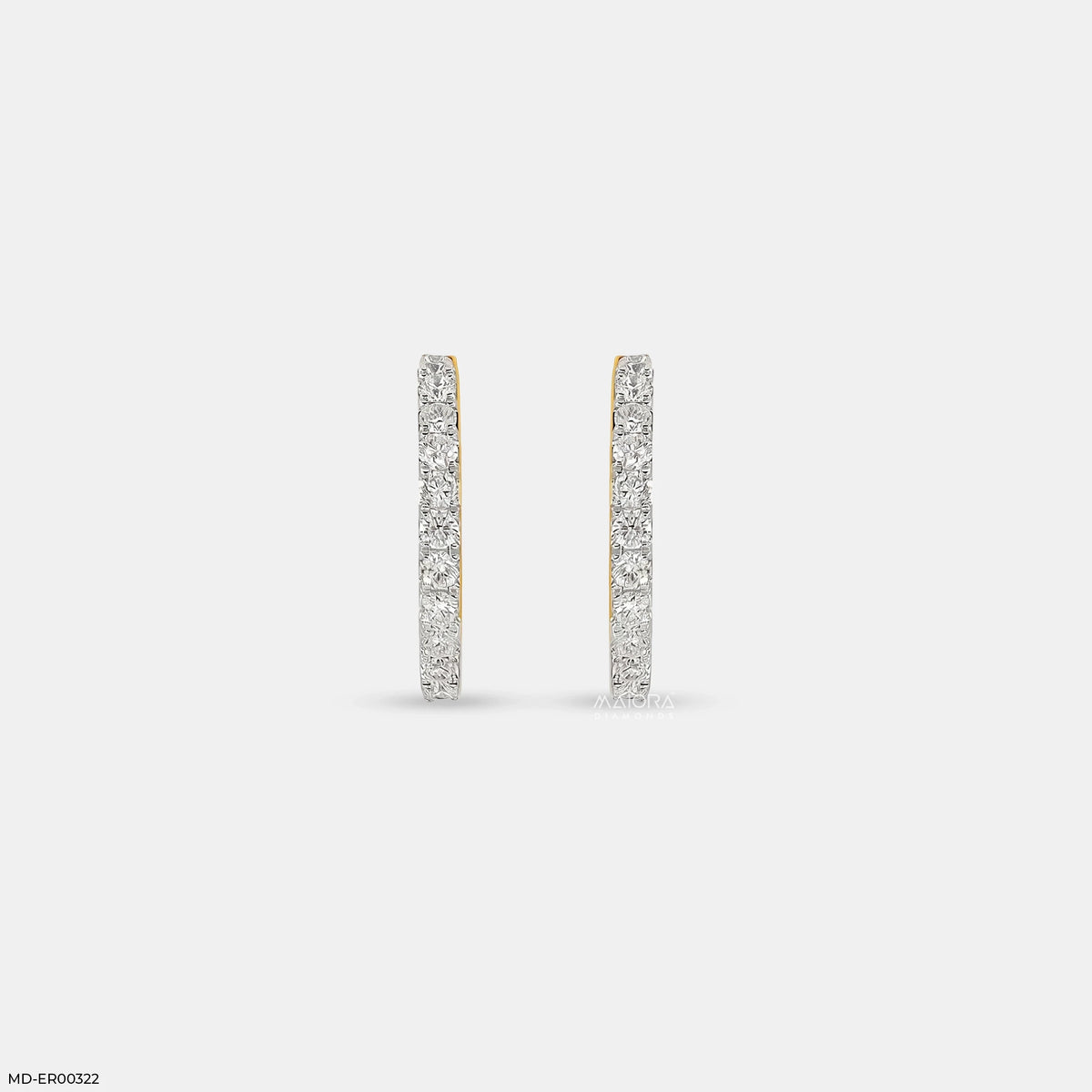 0.75 Carat Glistening Beauty Lab Diamond Earrings