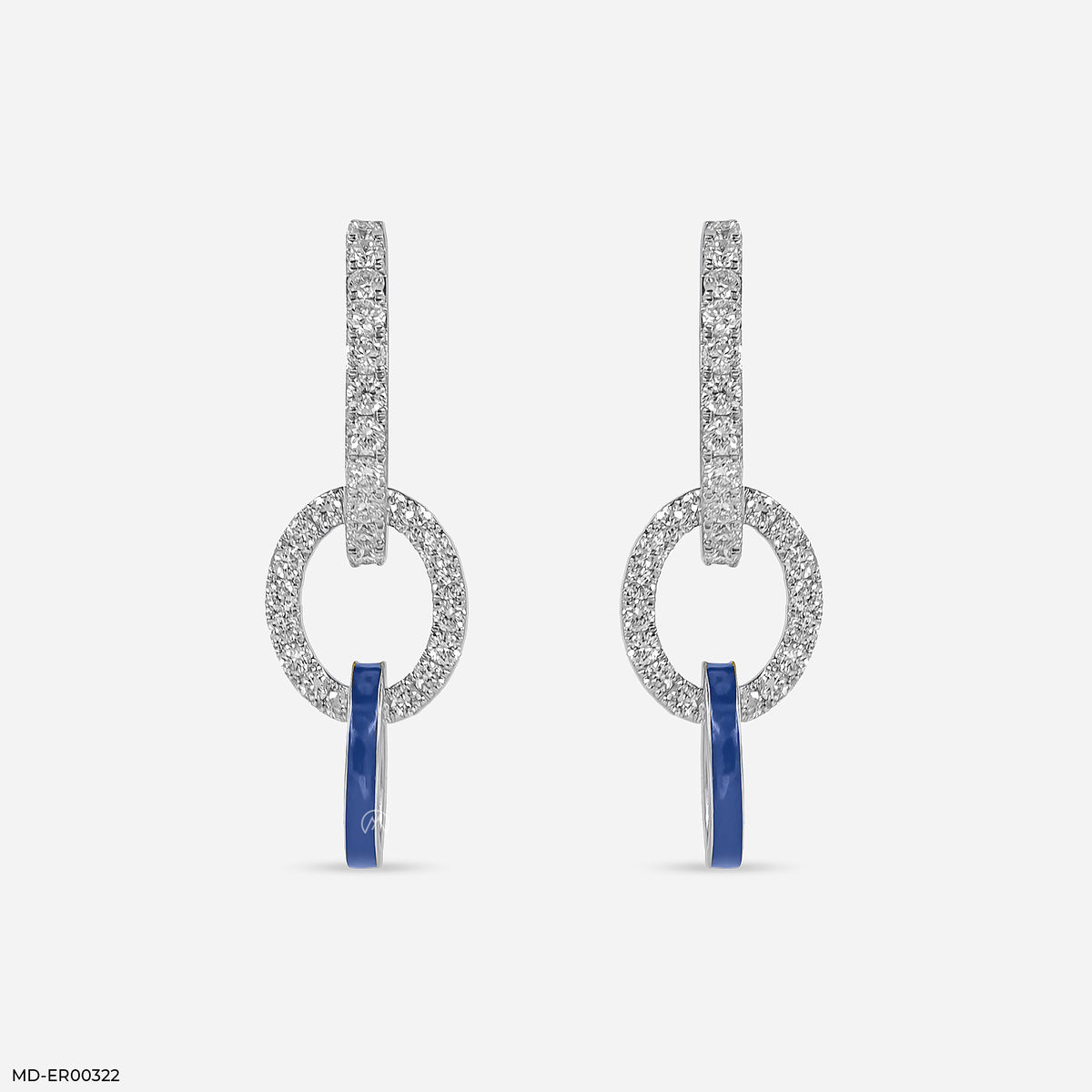 0.75 Carat Glistening Beauty Lab Diamond Earrings