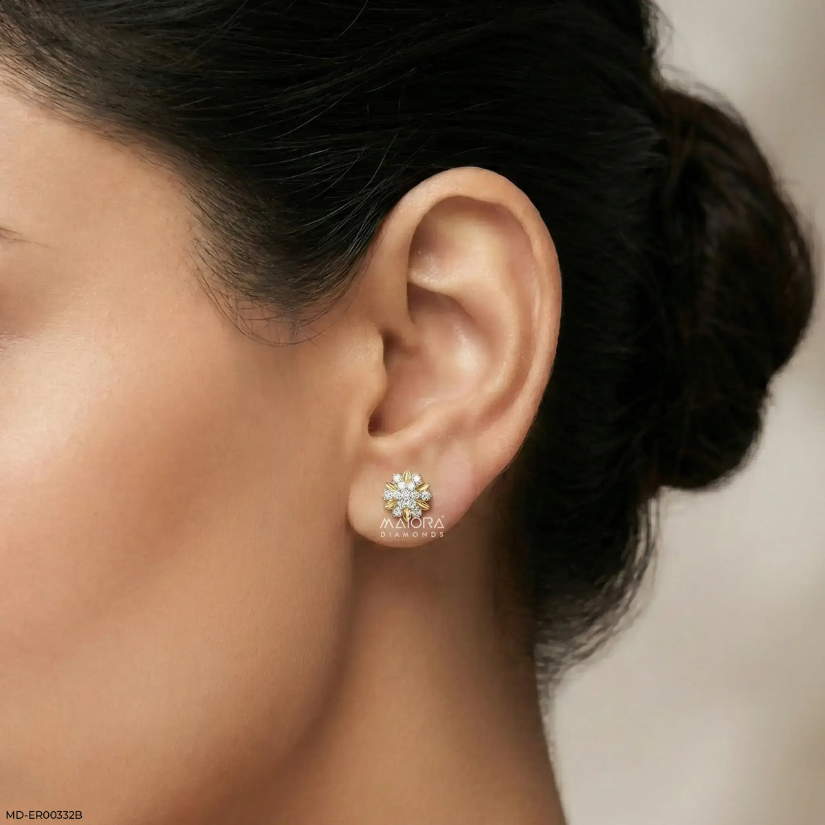 0.28 Carat StarFlower Glow Lab Diamond Earrings