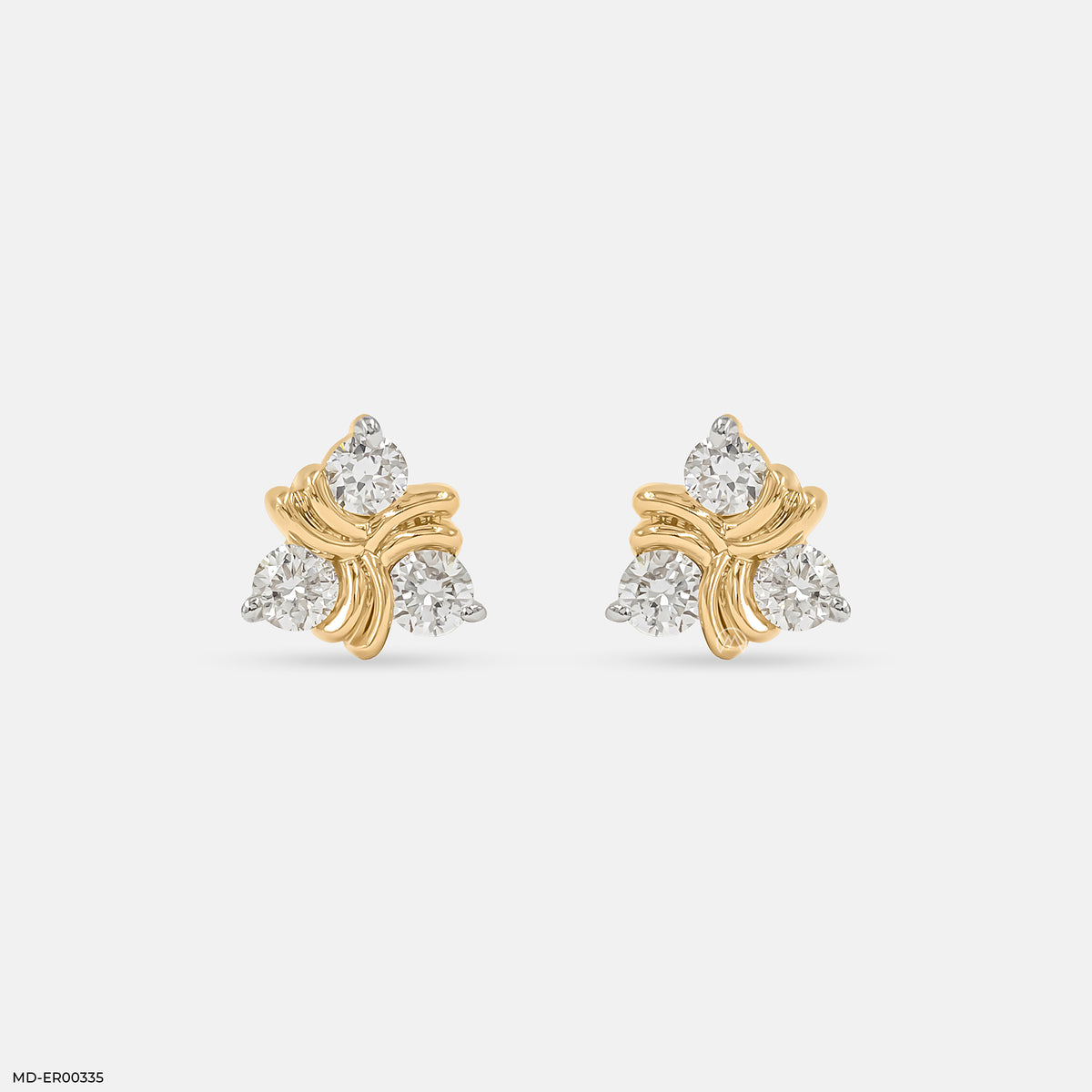 0.15 Carat Trinity Sparkle Lab Diamond Studs