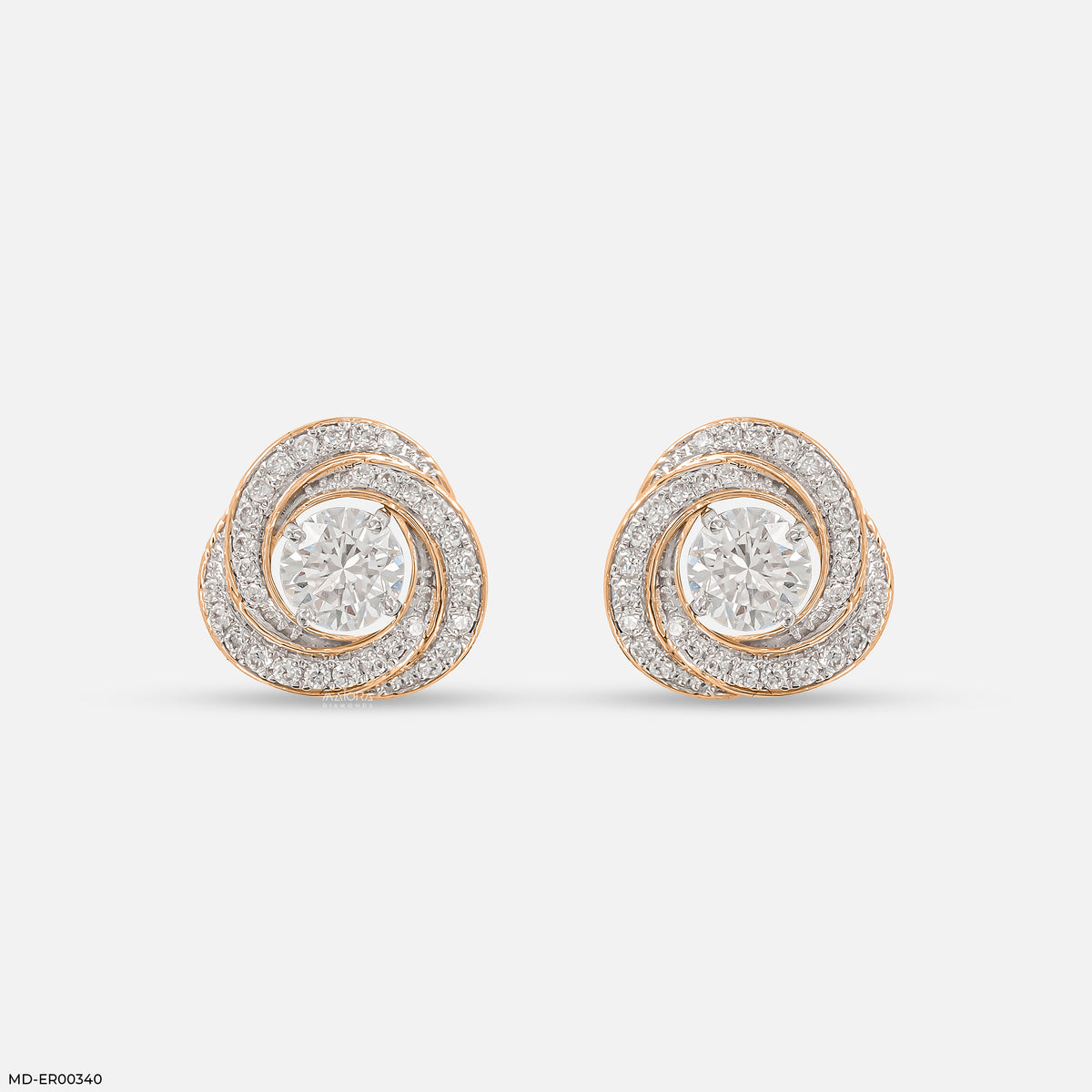 1.35 Carat Stellar Whirlwind Lab Diamond Studs