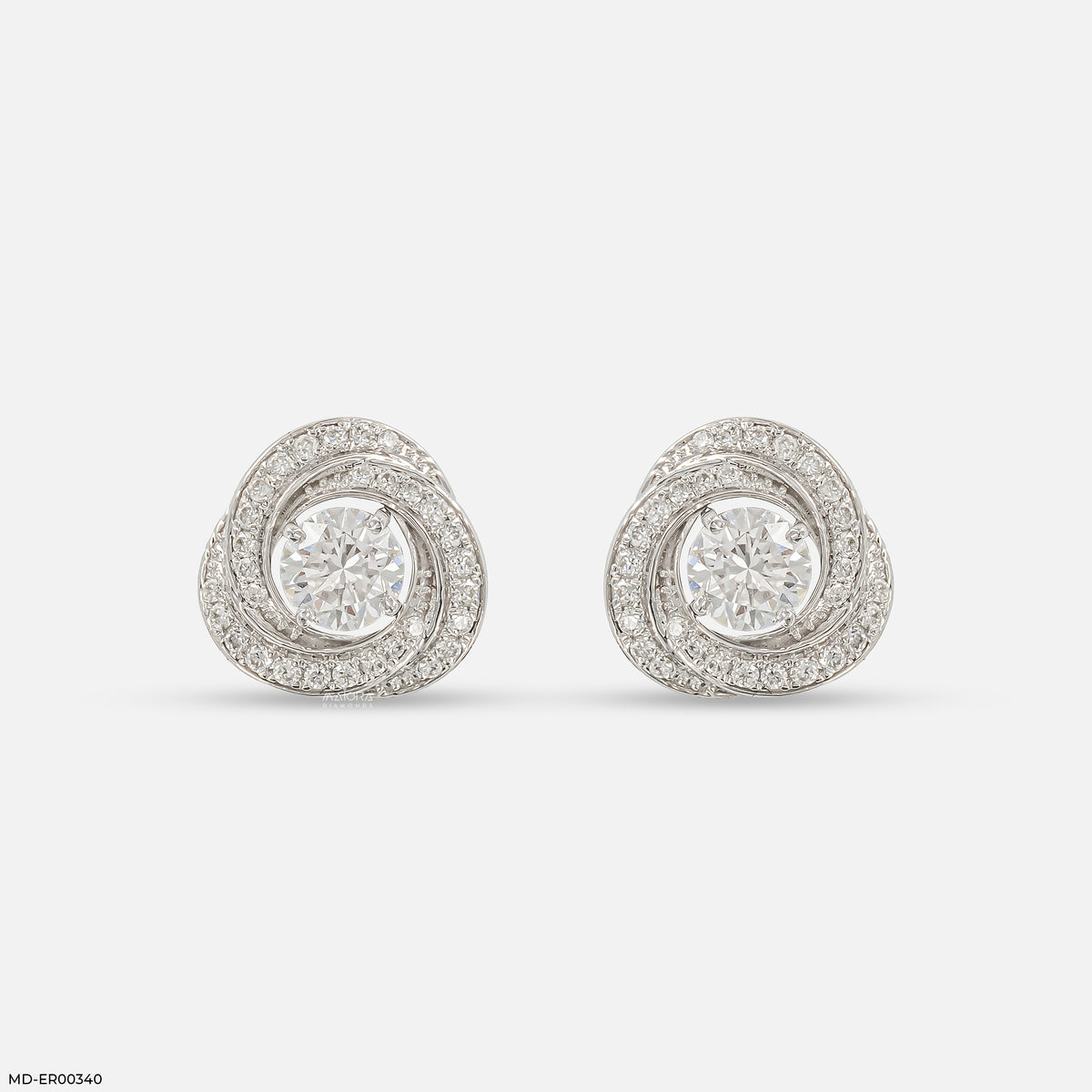 1.35 Carat Stellar Whirlwind Lab Diamond Studs