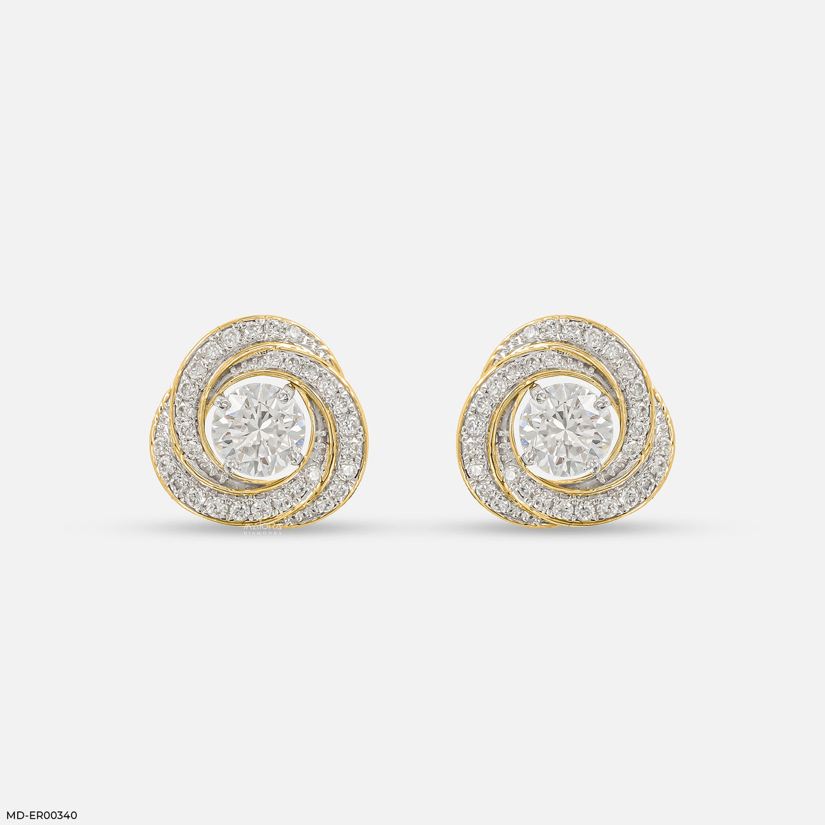 1.35 Carat Stellar Whirlwind Lab Diamond Studs