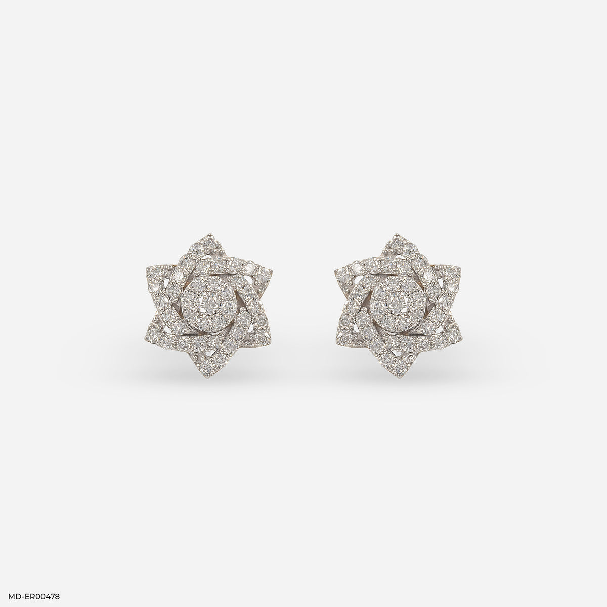 Star Cluster Diamond Earrings