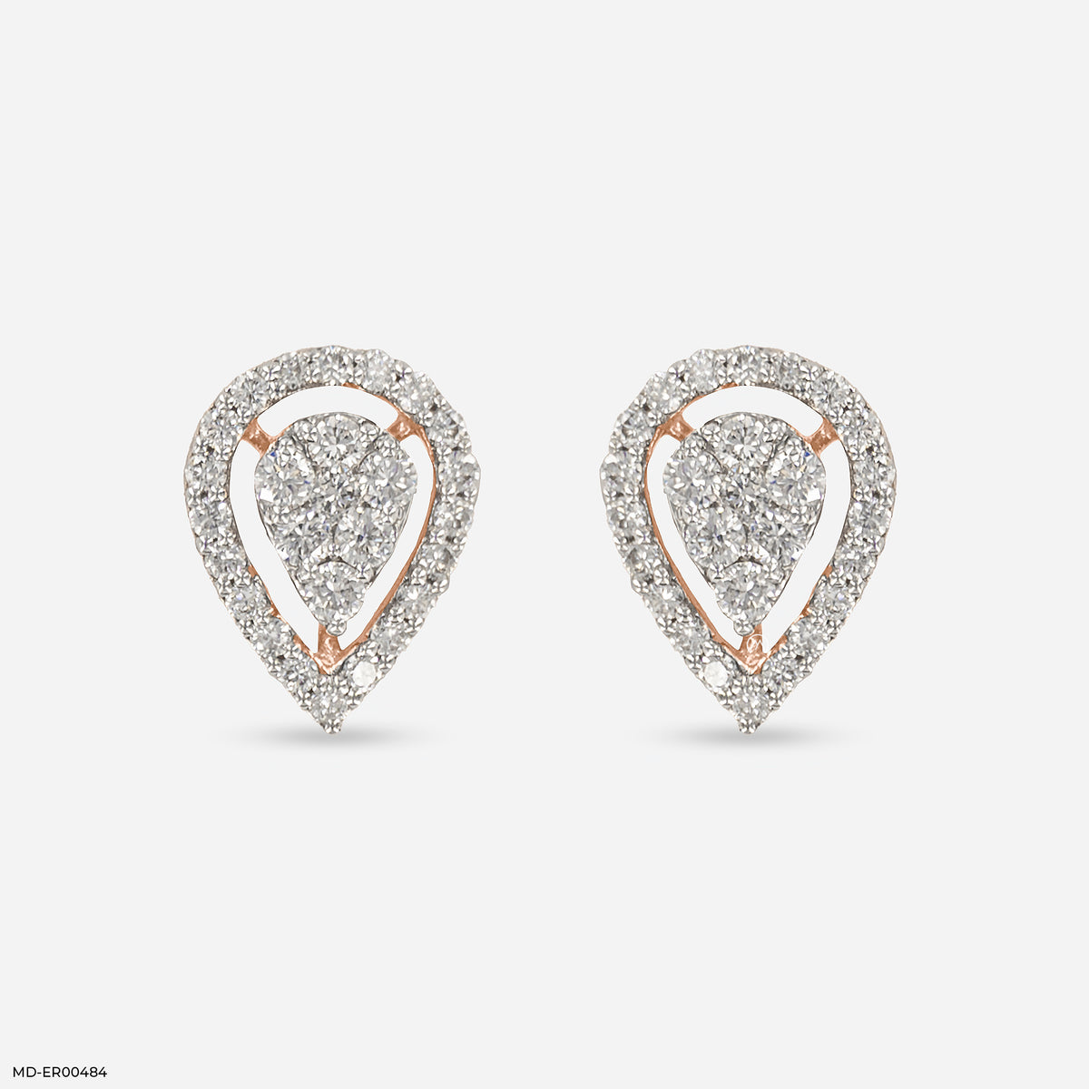 0.50 Carat Simple Posy Lab Diamond Earrings