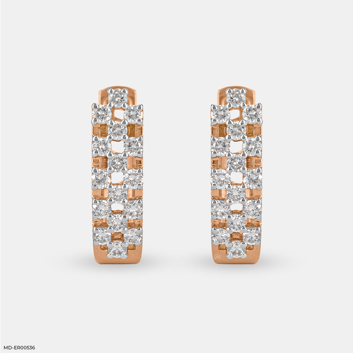 Diamond Triad Bali Earring
