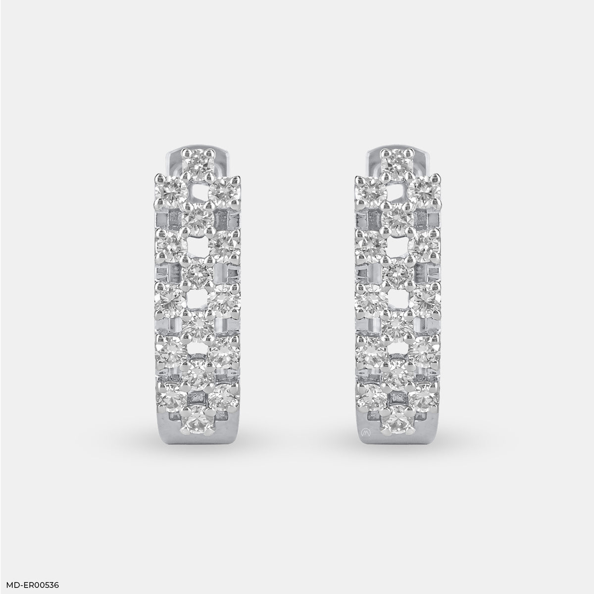 Diamond Triad Bali Earring