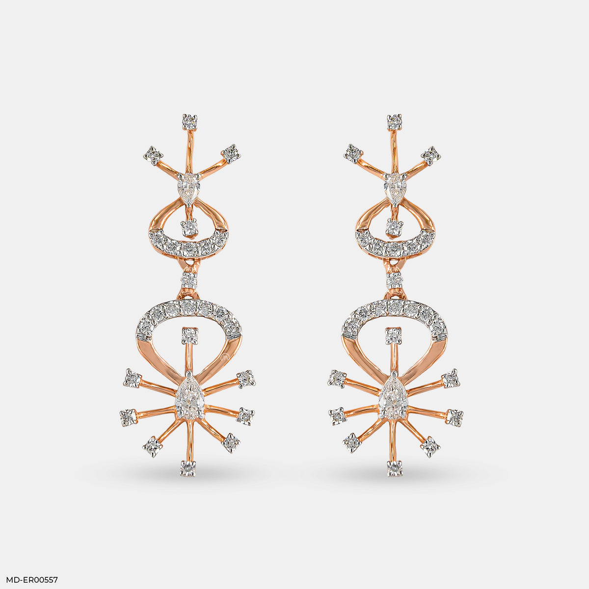 Sparkling Trap Diamond Earrings