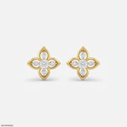 0.25 Carat Elara Petal Lab Diamond Stud Earrings