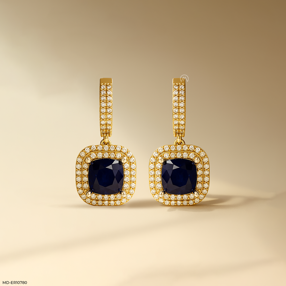 Celestial Square Dangles Earrings