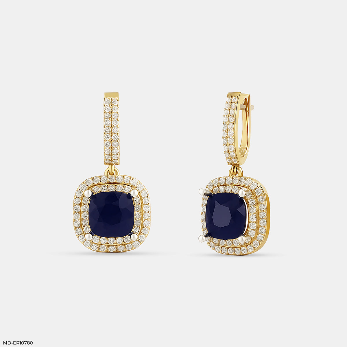 Celestial Square Dangles Earrings