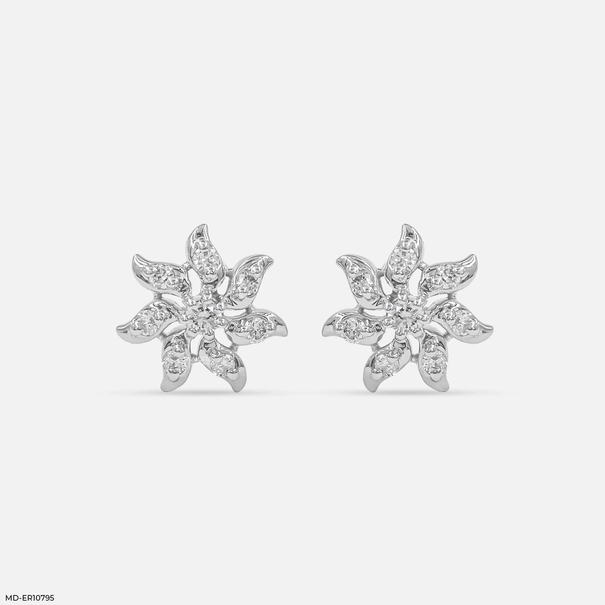 Golden Sun Diamond Earrings