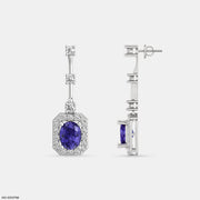 Tanzanite Regal Drop Earrings