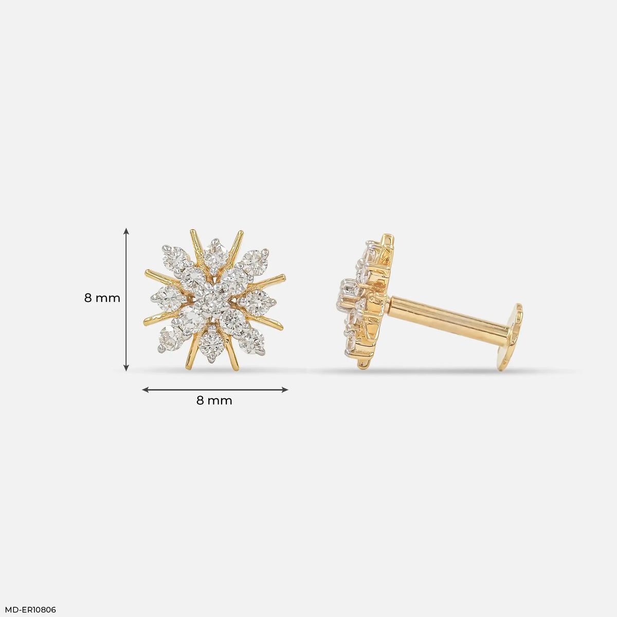 Galaxy Bloosom Diamond Earrings