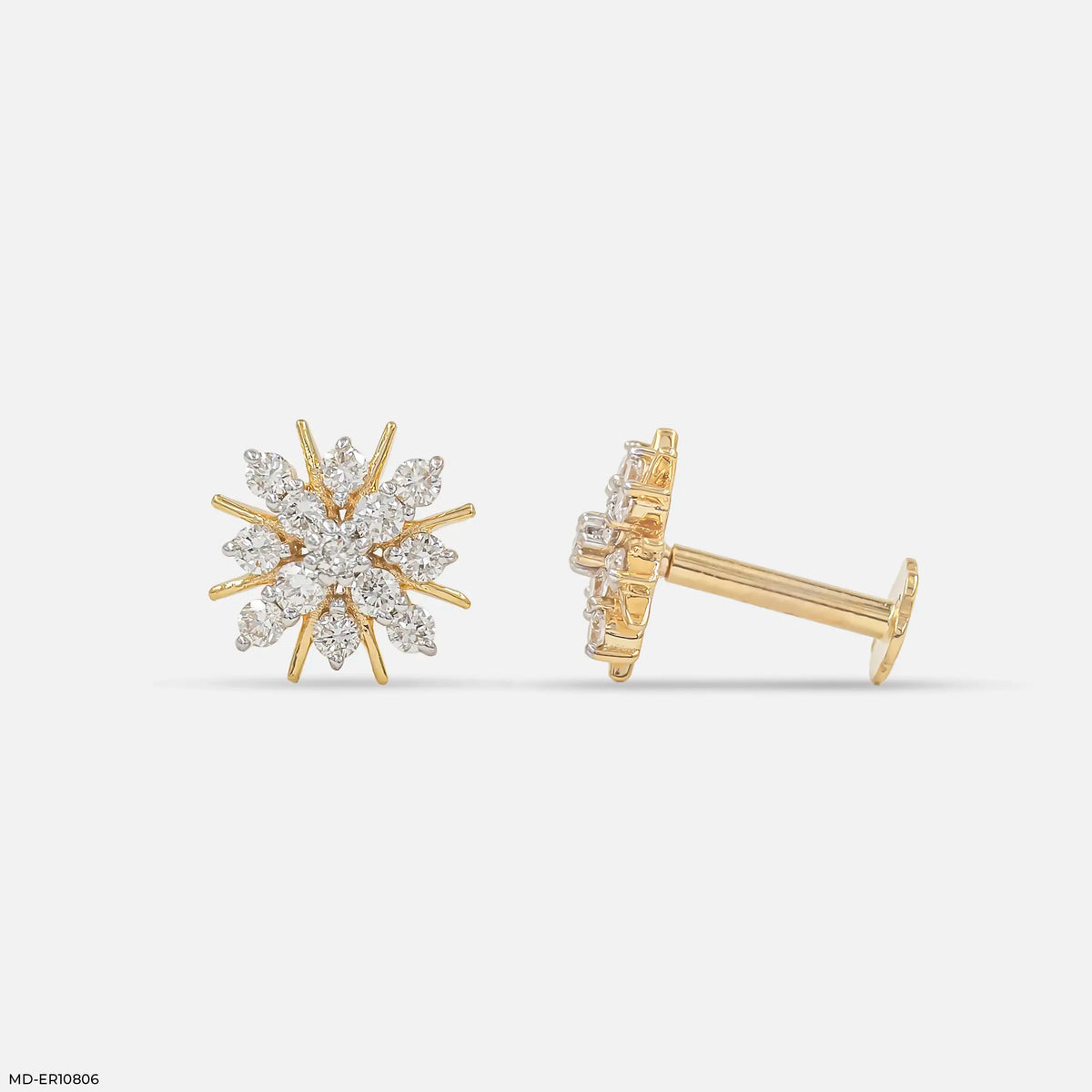 Galaxy Bloosom Diamond Earrings
