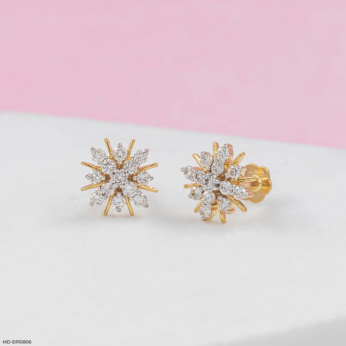 Galaxy Bloosom Diamond Earrings