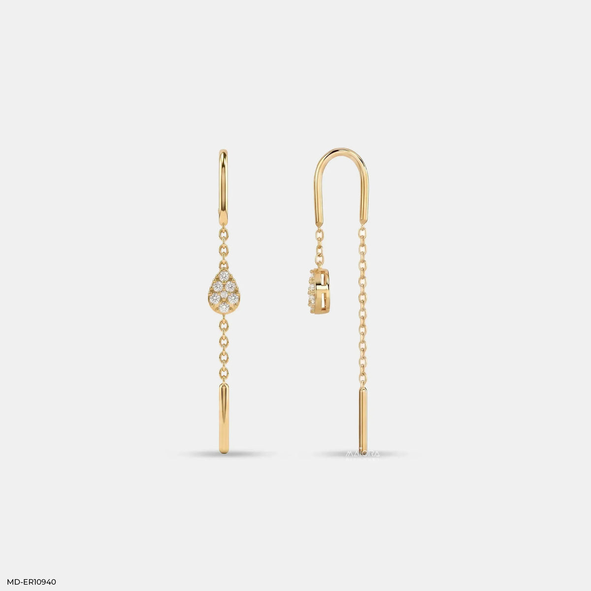 Solstice Drop Sui Dhaga Diamond Earrings