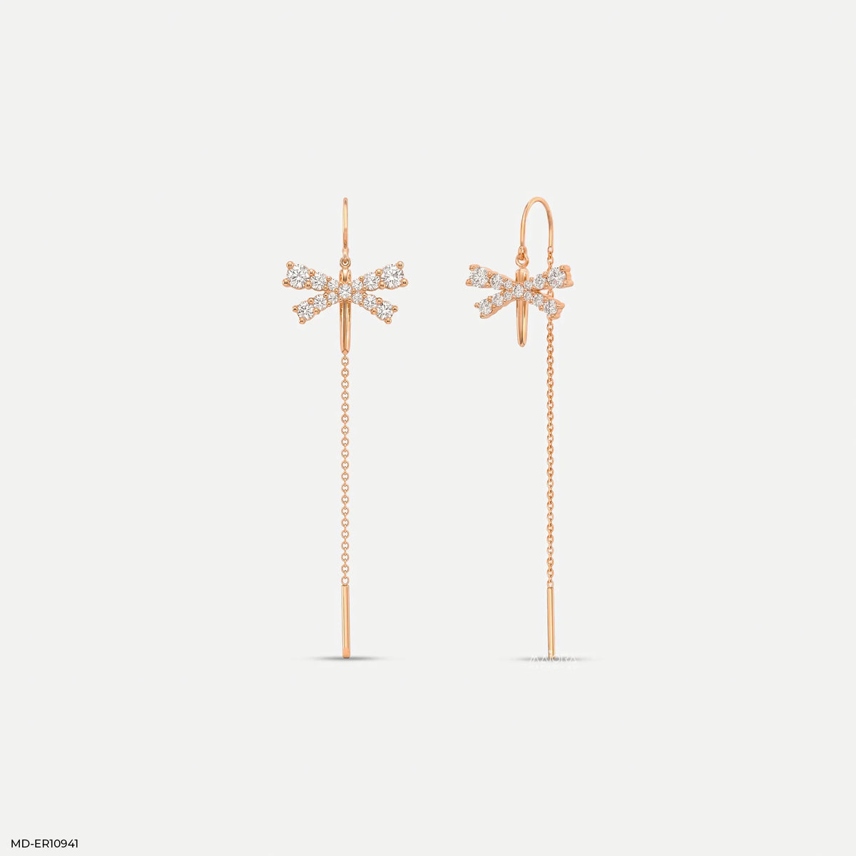 Flutter Glint Sui Dhaga Diamond Earrings