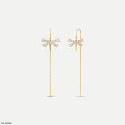 Flutter Glint Sui Dhaga Diamond Earrings