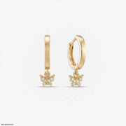 Brilliant Wings Diamond Bali Earrings