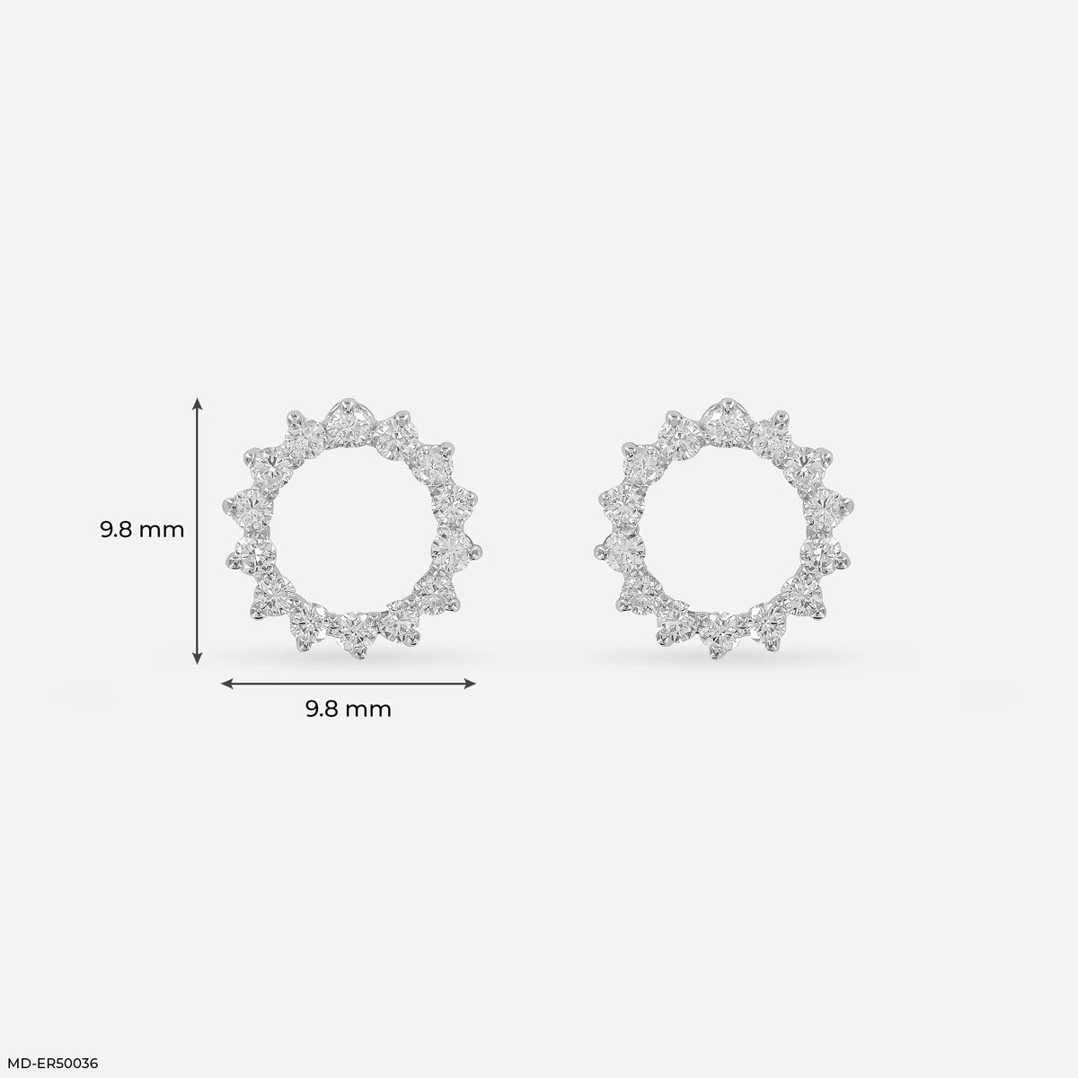 Celestial Circles Lab Diamond Earrings