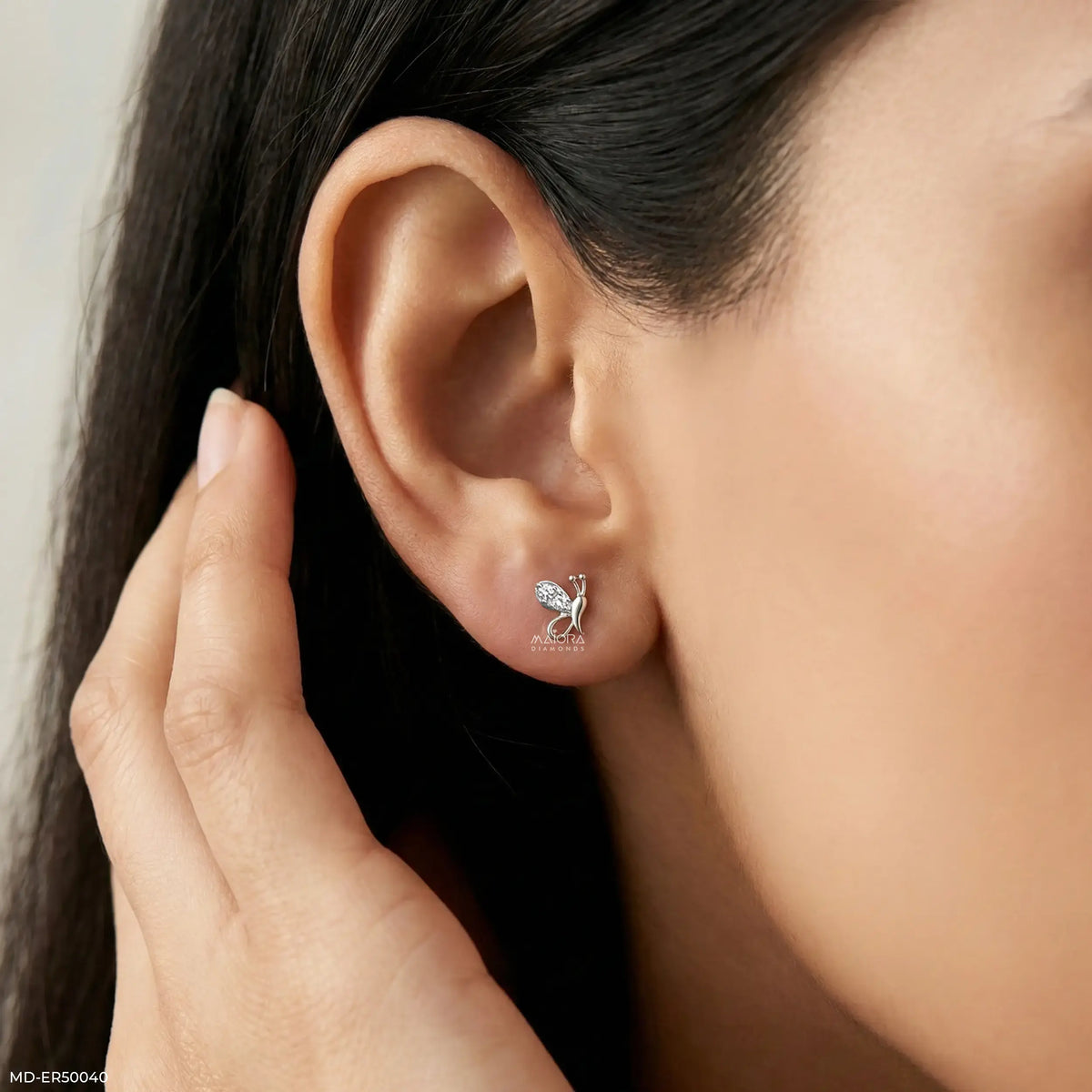 Wings of Grace Lab Diamond Earrings