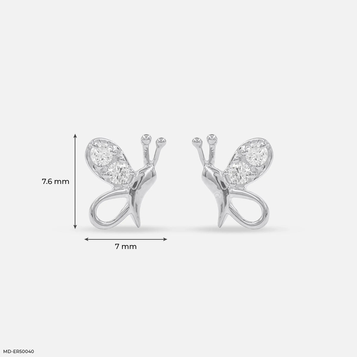 Wings of Grace Lab Diamond Earrings