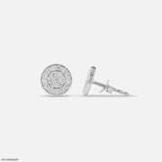 Dazzling Round Diamond Studs Earrings