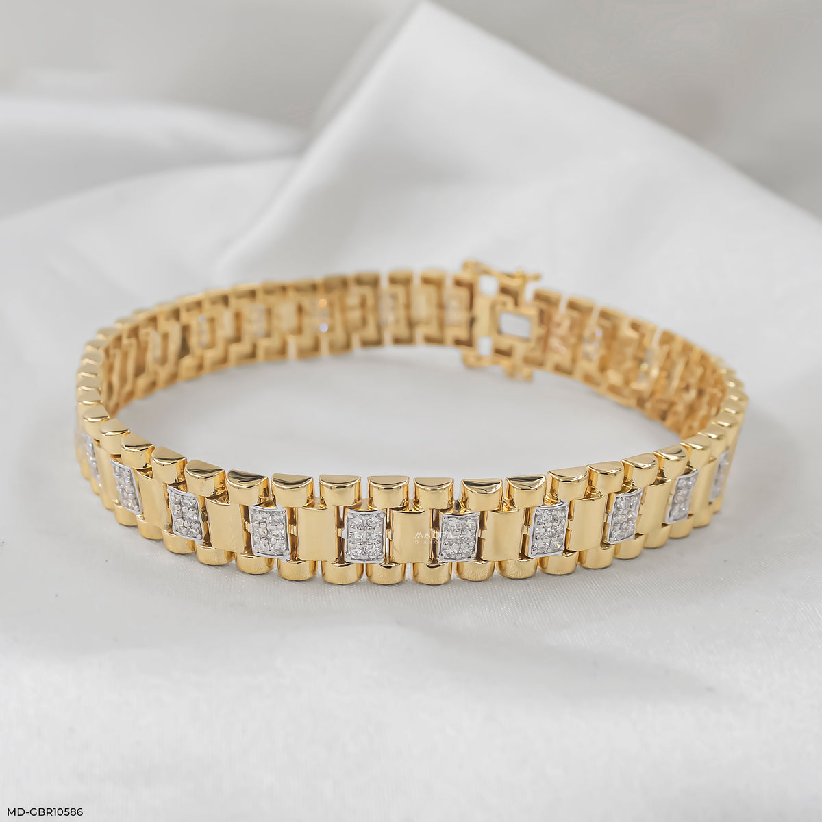 Prestige Link Mens Diamond Bracelet