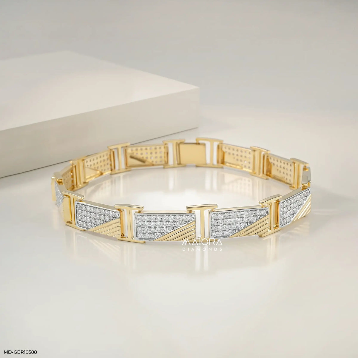 Vector Link Men's Diamond Bracelet