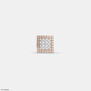 Vertex Diamond Mens Stud Earring