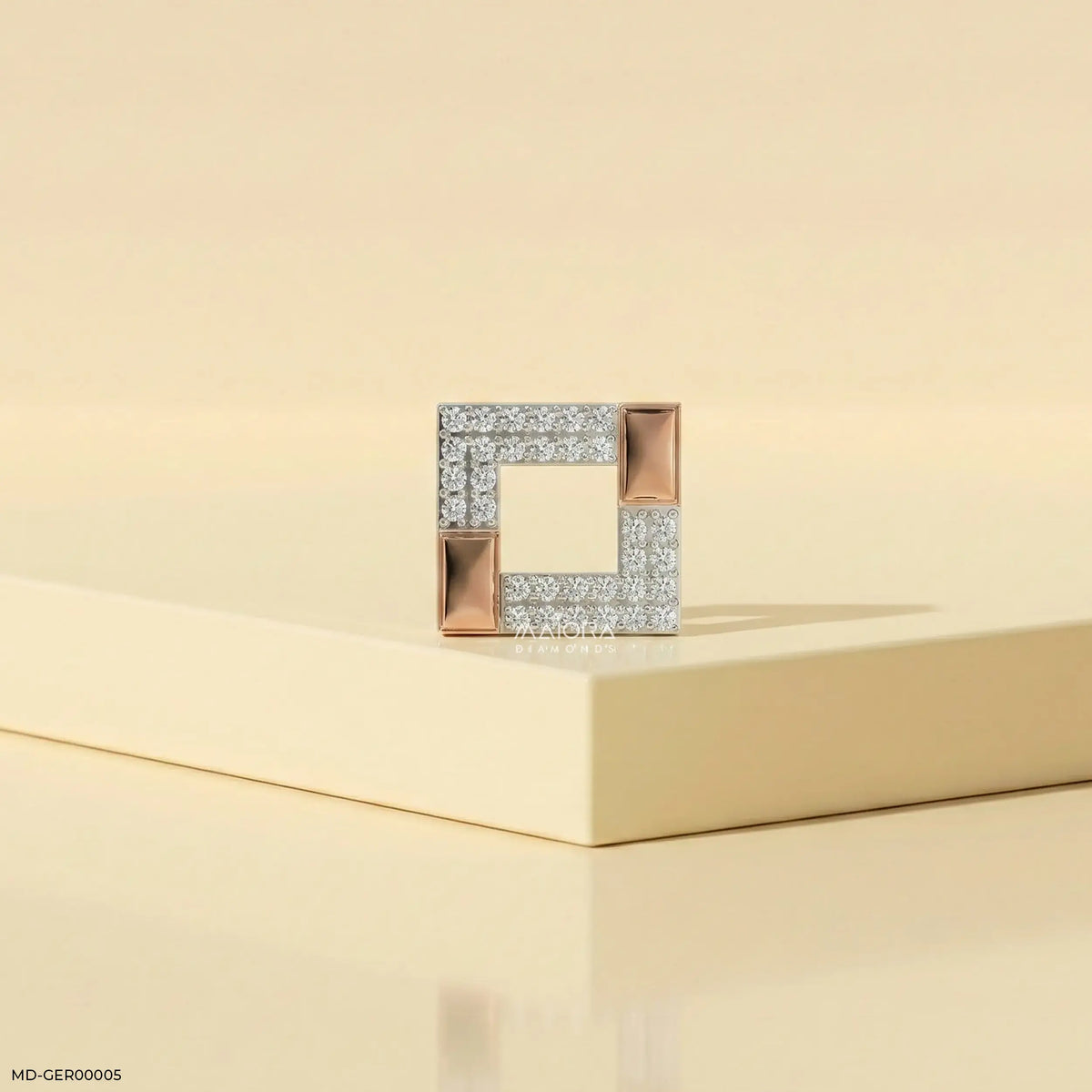Cohesion Diamond Mens Stud Earring