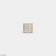 Quadra Princess Diamond Mens Stud Earring