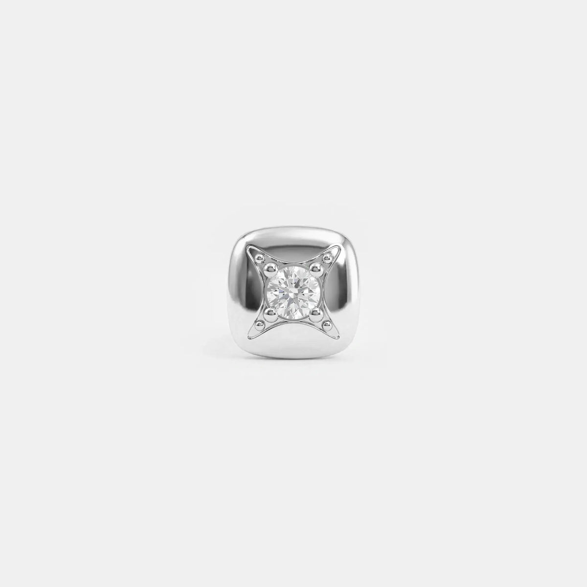 Polaris Star Diamond Mens Stud Earring