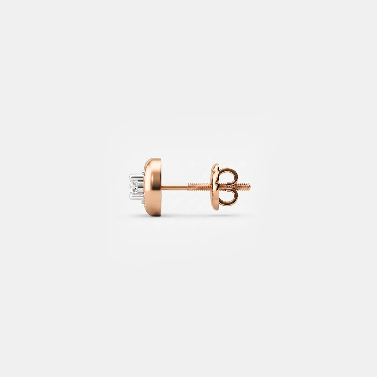 Polaris Star Diamond Mens Stud Earring