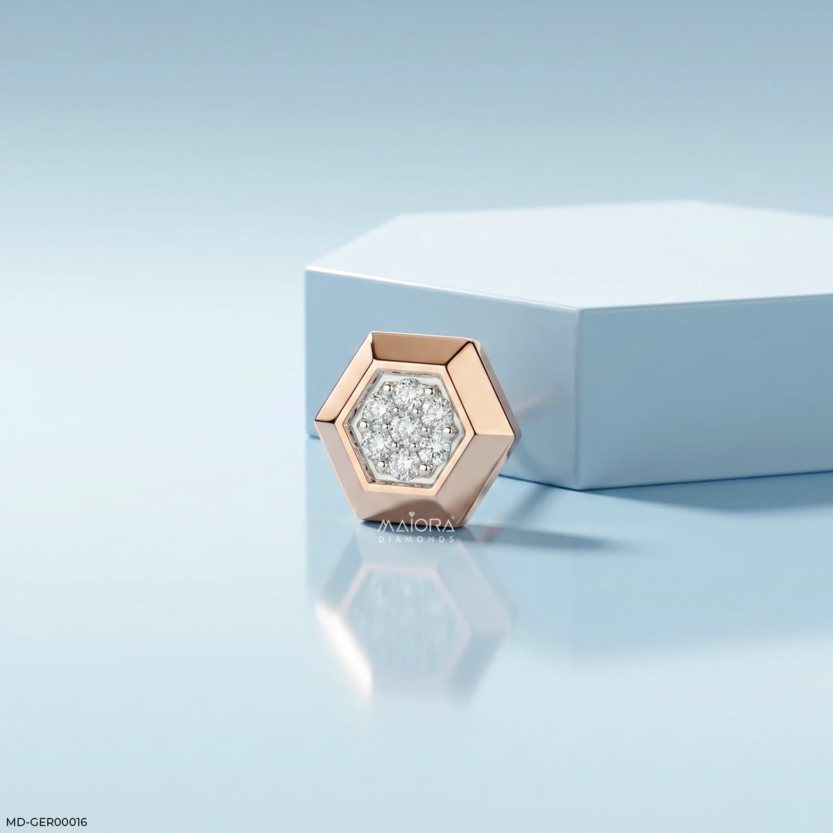 Imperial Hexa Diamond Mens Stud