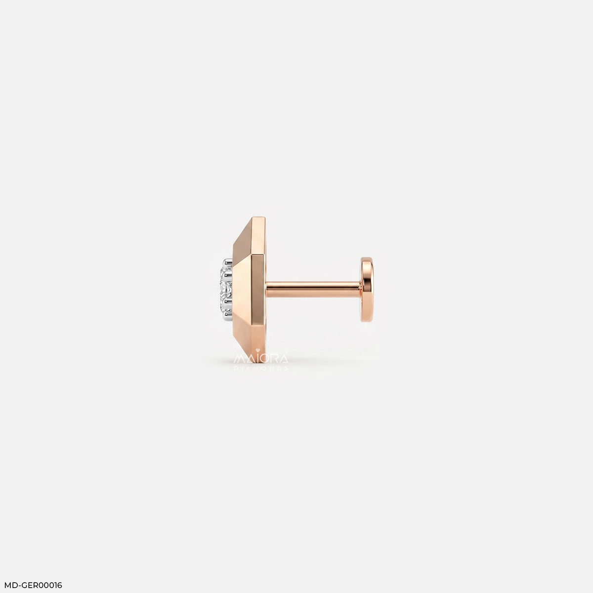 Imperial Hexa Diamond Mens Stud