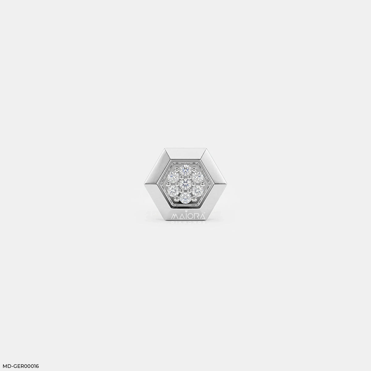 Imperial Hexa Diamond Mens Stud