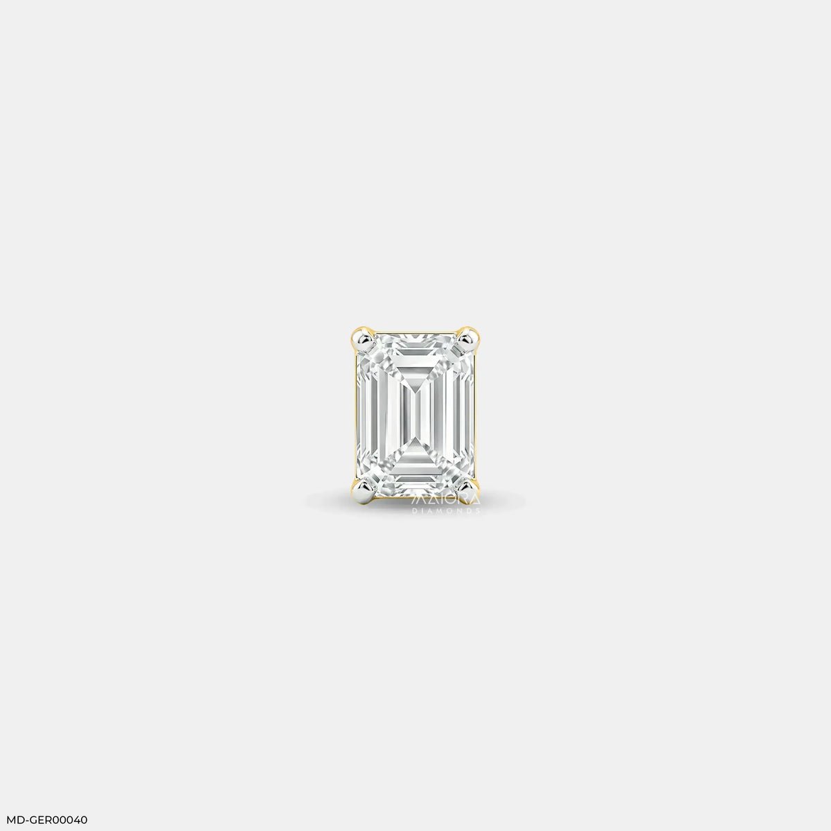 Essential Emerald Mens Stud Earring