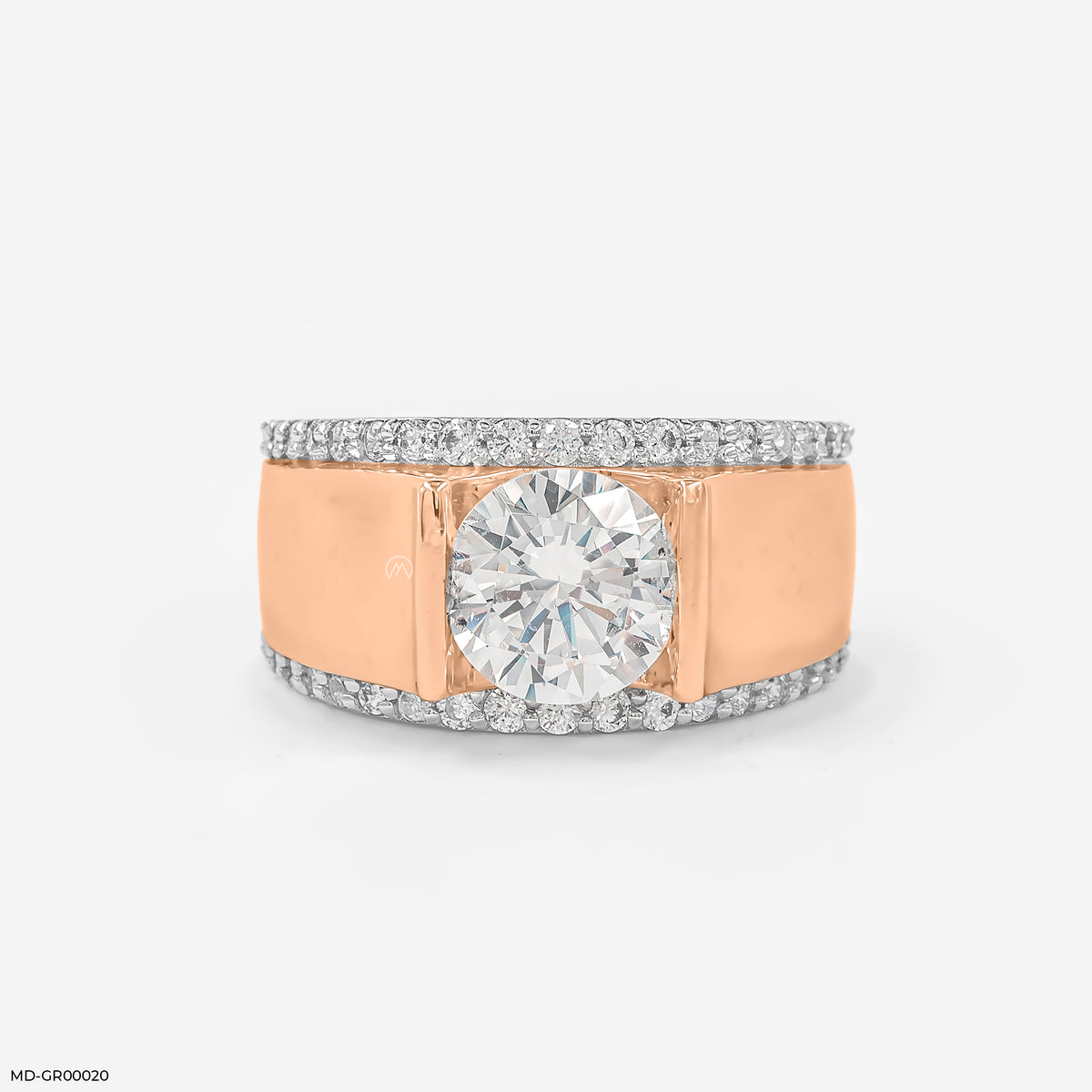 2.5 Carat Solitaire Gent's Ring
