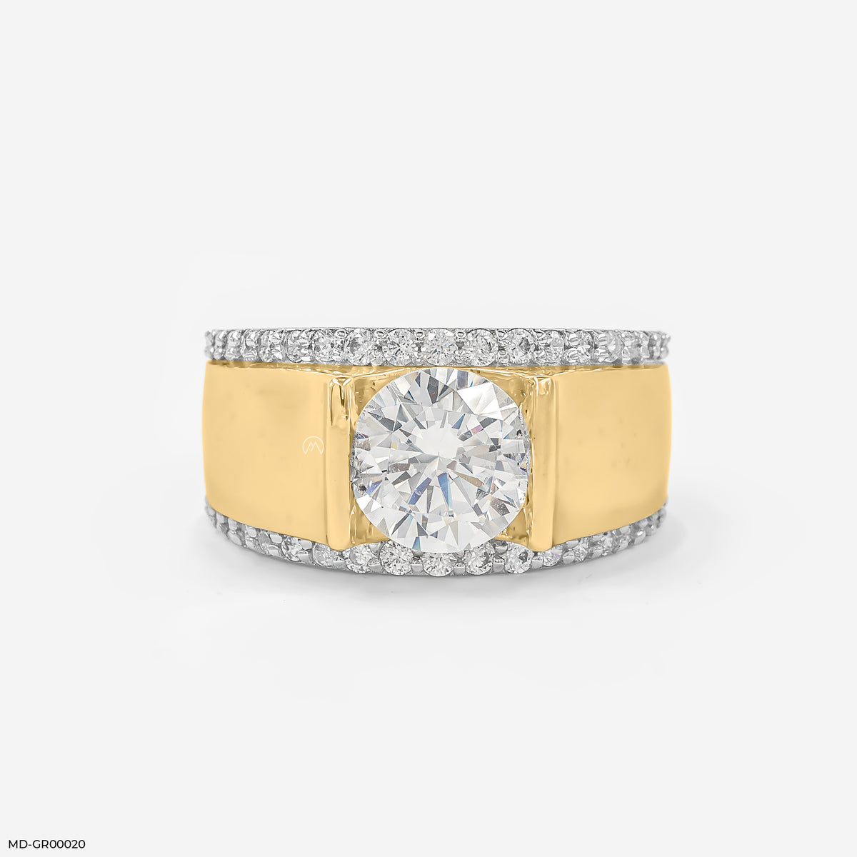2.5 Carat Solitaire Gent's Ring