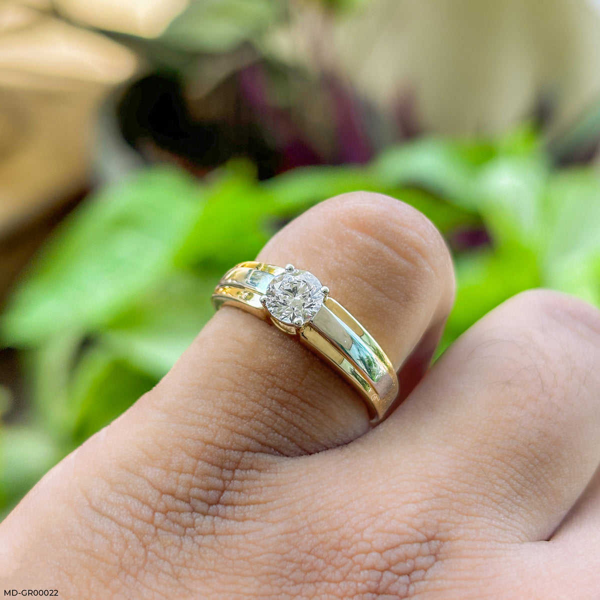 0.75 Carat Solitaire Alpine Men's
