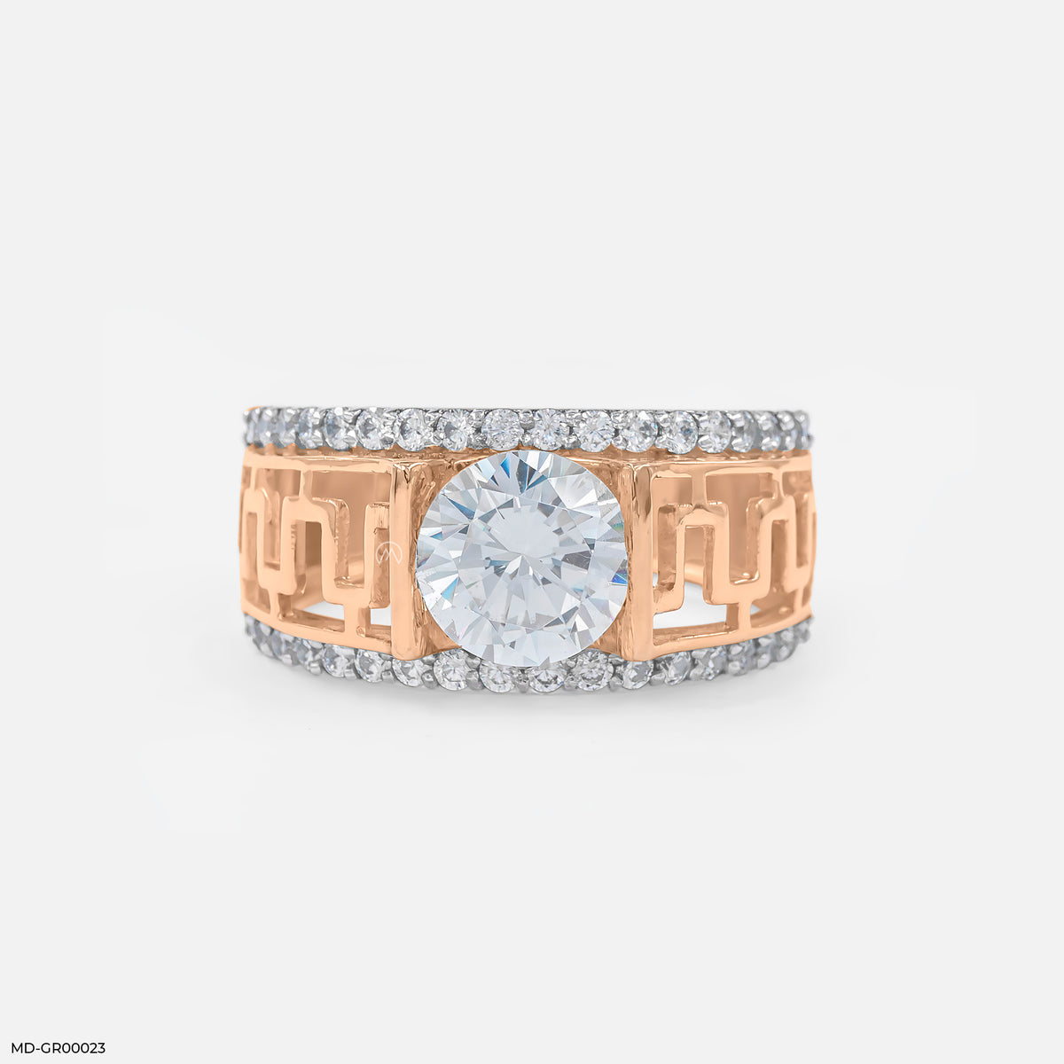 2 Carat Classic Solitaire Men's Ring