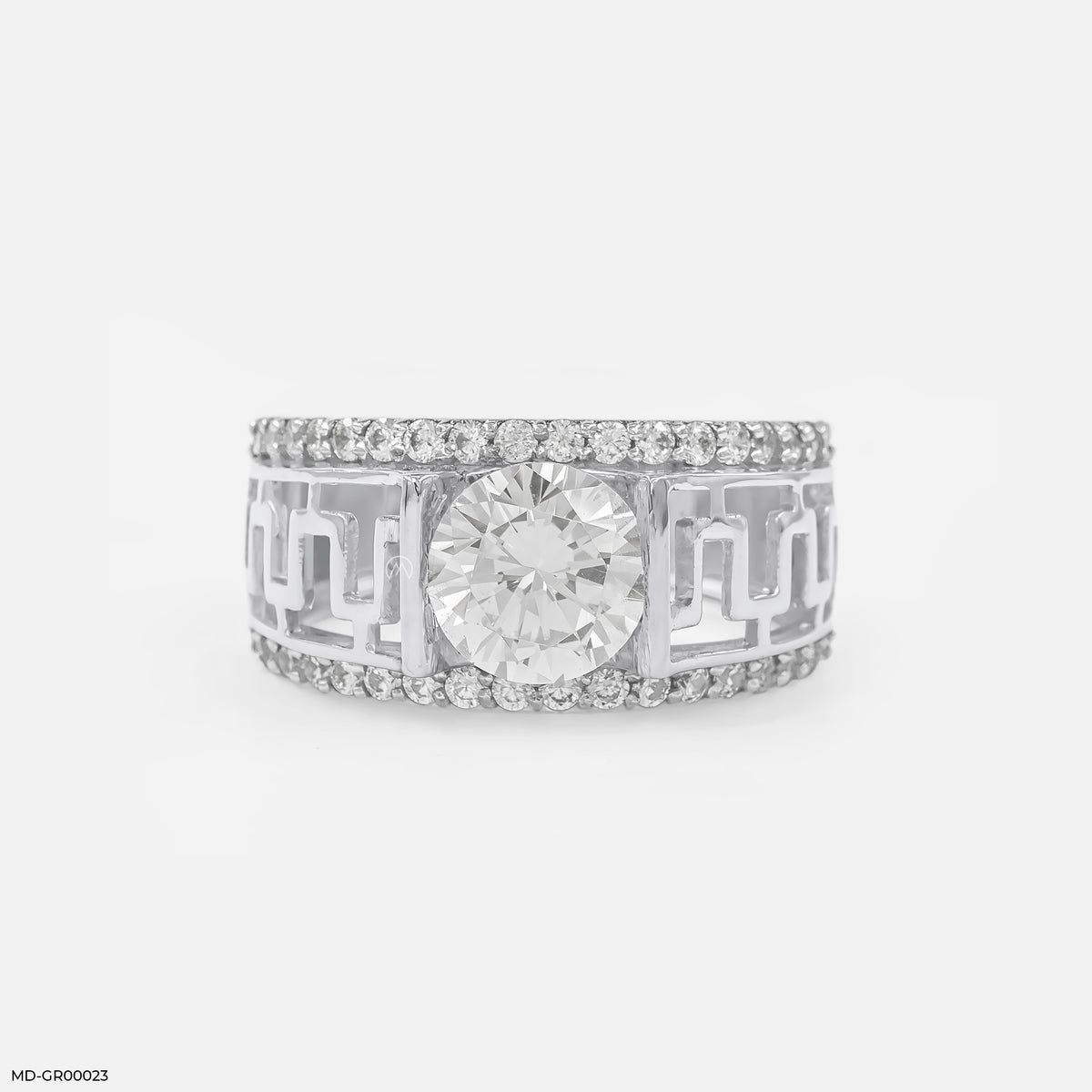 2 Carat Classic Solitaire Men's Ring