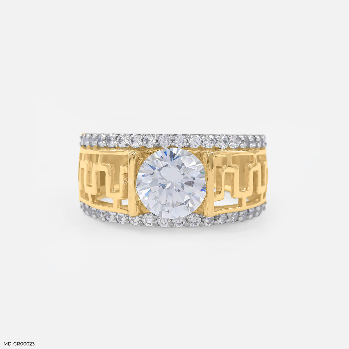 2 Carat Classic Solitaire Men's Ring