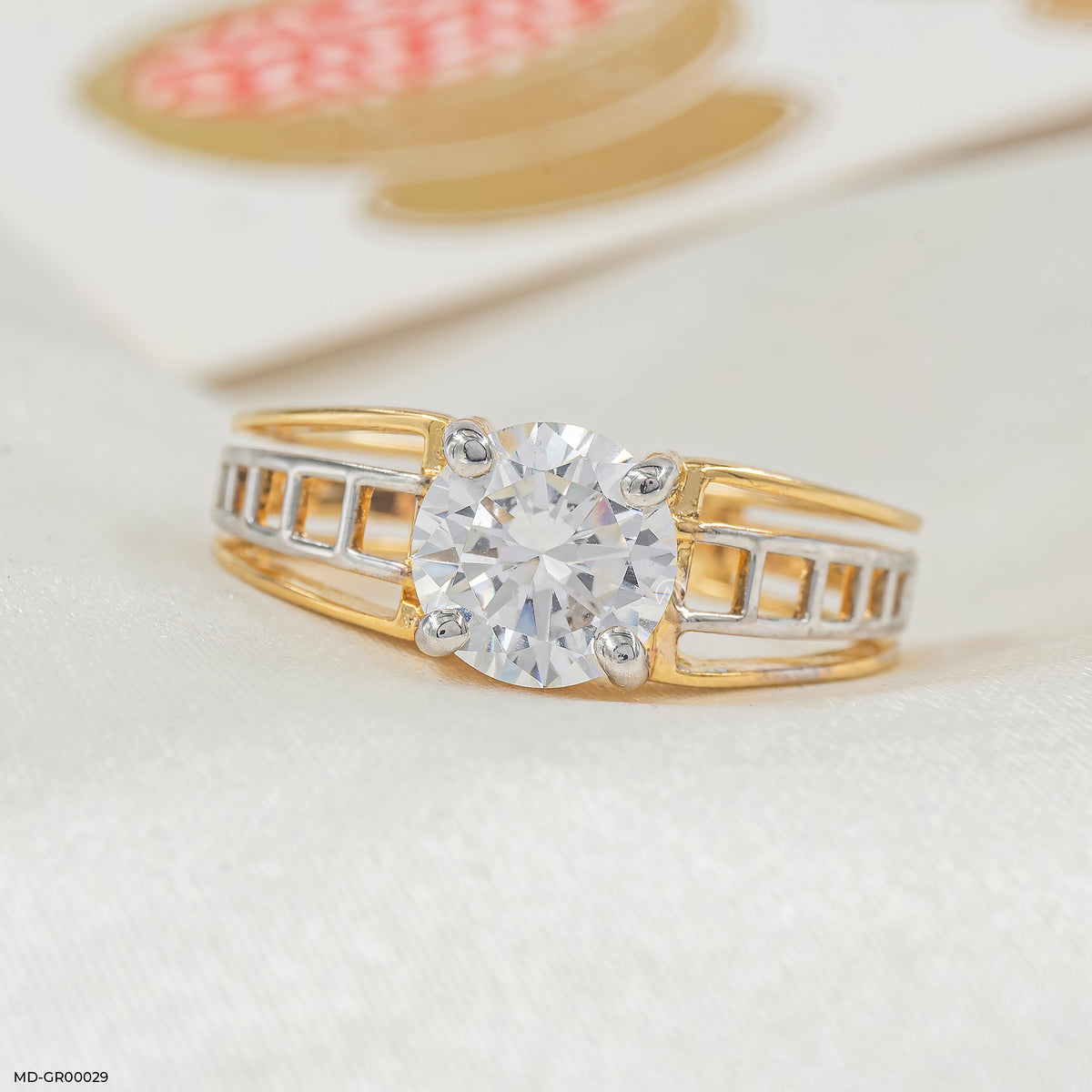 1 Carat Single Men's Diamond Ring